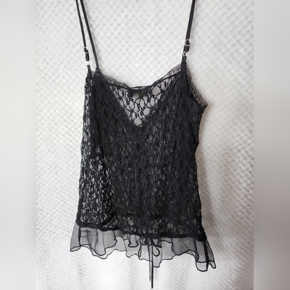 LIKE NEW BARDOT Size 10 black lace corset top - Picture 5 of 10